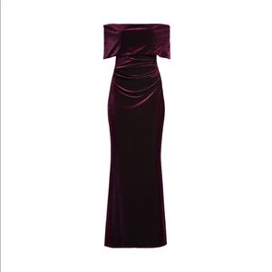 Vince Camuto velvet gown